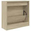 vidaXL Portascarpe in rovere Sonoma 60x21x57 cm Materiale a Anteprima dell’immagine prodotto 7