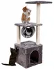 Arbre à chat, 4 niveaux, 93 cm, maisonnette, tunnel, Voir les images du produit 1