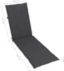 vidaXL Cuscino per sedia a sdraio antracite (75+105)x50x4 Anteprima dell’immagine prodotto 13