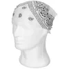 Bandana, bianco-nero, dimensioni 55 x 55 cm, cotone Anteprima dell’immagine prodotto 2