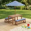 BEALIFE Set di mobili da giardino per bambini, 4 pezzi, con Anteprima dell’immagine prodotto 7