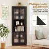 Mobiletto da cucina COSTWAY, pensile angolare con 4 ante in Anteprima dell’immagine prodotto 6