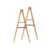 Two wooden sawhorses are shown standing upright against a white background. Produktbild-Vorschau