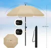 WOLTU Sonnenschirm Strandschirm UV-beständig, Produktbild-Vorschau 3