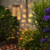 2x LED Außenleuchte, Lichtspiel, Metall, Akku, gold, H 70cm Produktbild-Vorschau 4