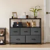Kommode TV-Schrank mit 5 Schubladen Sideboard Lowboard TV Produktbild-Vorschau 7