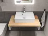 Aqua Bagno Basic Design Waschbecken Plan Produktbild-Vorschau 3