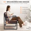Designerski fotel COLAMY, wygodny tapicerowany fotel z Podgląd zdjęcia produktu 4