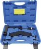 A blue plastic case containing a set of black metal automotive tools. Anteprima dell’immagine prodotto