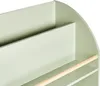BELIANI 3patrový regál na knihy světle zelený borovice MDF Náhled obrázku produktu 6
