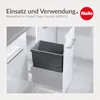Hailo Seau intérieur 1137679 gris foncé 30 litres 397 x 258 Voir les images du produit 3