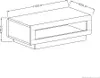 Couchtisch Eiche Grandson Nb. TURDA-83 moderner Stil mit Produktbild-Vorschau 4