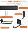 Sistema portabici da parete JustValue – 4 binari – 280 kg – Anteprima dell’immagine prodotto 6
