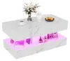 UnboxG Couchtisch 100x50 cm in Marmoroptik mit LED, 2 Produktbild-Vorschau 12