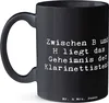 Mr. & Mrs. Panda Kaffeetasse Spruch Klarinette Geheimnis - Produktbild-Vorschau 2