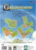 The image shows the box art for the board game Carcassonne: The Wonders of Humanity. Produktbild-Vorschau