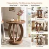Tribesigns Table d'appoint, table d'appoint ronde avec Voir les images du produit 6