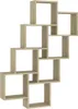 vidaXL Étagère cubique Chêne Sonoma 90x15x119 cm Matériau Voir les images du produit 1