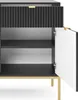 NOVA Kommode 2 Türen, 2 Schubladen, geriffelte Fronten, Produktbild-Vorschau 8