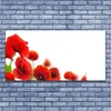 Glasbilder 140x70 Wandbild Druck auf Glas Mohnblumen Produktbild-Vorschau 2