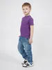 Maglietta per bambini - taglia 140 - viola - 100% cotone - Anteprima dell’immagine prodotto 4