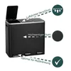 SVITA TM3X18 Treteimer 54 Liter 3x 18L schwarz Abfalleimer Produktbild-Vorschau 4