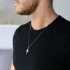 MATERIA Kreuz Anhänger Herren Damen 925 Sterling Silber Produktbild-Vorschau 4