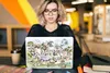 MuchoWow® Laptop Aufkleber Sticker Cover Dschungel - Bus - Produktbild-Vorschau 5