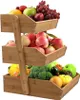 Panier à fruits en bambou,Panier de service à 3 étages, Voir les images du produit 6
