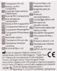The image shows a label with product information in multiple languages and company details. Náhled obrázku produktu