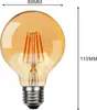 Edison Vintage Glühbirne, 4 Pcs G80 Globe Gluehbirne Produktbild-Vorschau 2