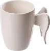 Weiße Engelsflügel Tasse aus Keramik, himmlisches Engel Produktbild-Vorschau 1