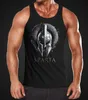 Herren Tank-Top Aufdruck Sparta Helmet Krieger Warrior Produktbild-Vorschau 3