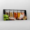 Bild auf Leinwand - Leinwandbild - Gewürze Knoblauch Holz Produktbild-Vorschau 4