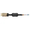 A close-up shot of an HDMI cable with a ferrite core. Anteprima dell’immagine prodotto