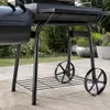 Smoker Grill Holzkohlegrill BBQ Grillwagen Räuchergrill Produktbild-Vorschau 6