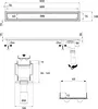 Aquabad SDS Pro Duschrinne 60cm mit befliesbarer Blende, Produktbild-Vorschau 6