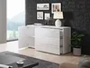 Cassettiera combinata HARPER 110 - bianco / bianco lucido Anteprima dell’immagine prodotto 9