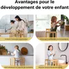 Wiltec Chaise d’enfant – 46 x 46 x 90 cm – Tour Voir les images du produit 7