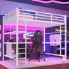 Merax Etagenbett Hochbett 140x200 cm, mit LED, Schreibtisch Produktbild-Vorschau 3