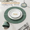 Zestaw 4 podkładki pod talerze i podgrzania, zielone, Podgląd zdjęcia produktu 2