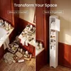 Badezimmerschrank Hochschrank Badschrank Schmal Hoch | Produktbild-Vorschau 2