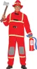 Feuerwehrmannkostüm Kostüm Feuerwehrmann für Herren Produktbild-Vorschau 1