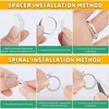 INF Transparentes Ringgrößen-Verstellerset TPU PC 10cm x Produktbild-Vorschau 9
