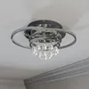 Lucande LED-Deckenleuchte Keely, chromfarben, Kristall, Produktbild-Vorschau 4