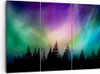 Bild auf Leinwand - Leinwandbild - Aurora Polar Nacht - Produktbild-Vorschau 1