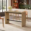 Tribesigns Bartisch, 140 cm Stehtisch mit Metallfußstütze, Produktbild-Vorschau 2
