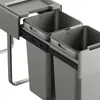 SVITA EM2x14 Einbaumülleimer 28L (2x14L) 2 Fächer mit Produktbild-Vorschau 3