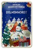 Blechschild Weihnachtsgrüße aus DELMENHORST Geschenk Schild Produktbild-Vorschau 1