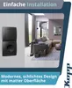 Kopp Paris schwarz matt Schalterprogramm Rahmen, Schalter, Produktbild-Vorschau 7